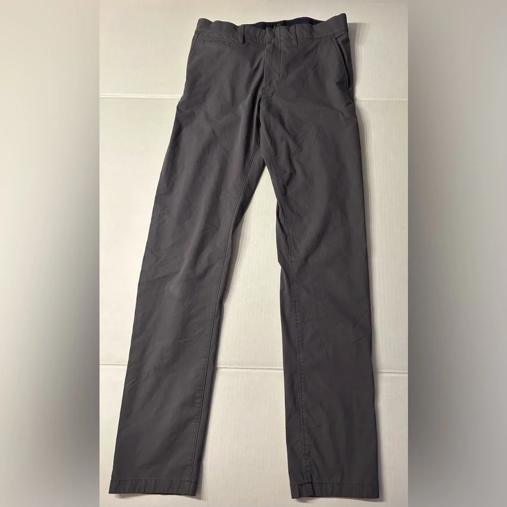 J. Crew Men’s 484 Slim-fit tech pant Slate Gray Size 29x32